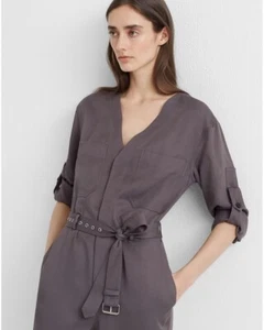 Club Monaco Women's Utility Jumpsuit Grey Size 2 - Picture 1 of 5