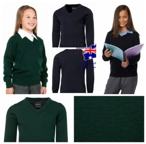 JB'S  WEAR SCHOOL TEEN AGE young Kid Knitted Jumper Fully fashioned and link 3KJ - Picture 1 of 9