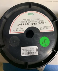 MWS 0.006x0.031 TINNED COPPER ALMOST 100' / SPOOL - Picture 1 of 1