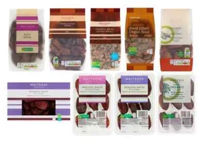 Date Collezione Waitrose Essicca Tagliate Morbide Date Biologiche Medjool Pitted Date - Foto 1 di 10