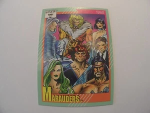 MC-52 Marvel Comic Karte Impel 1991 MARAUDERS #158 - Bild 1 von 2