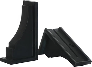 Mayne Inc Fairfield Decorative Brackets, 2-Pack, Plastic, Black, Standard (5856- - Picture 1 of 12
