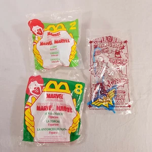 Vintage 1996 Marvel Human Flame Storm McDonalds Happy Meal Spielzeug Posten - Bild 1 von 7