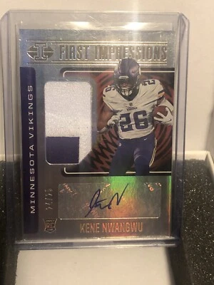 2021 Illusions Football Kene Nwangwu First impressions Duel RPA ROOKIECARD 24/25 - Image 1 of 4