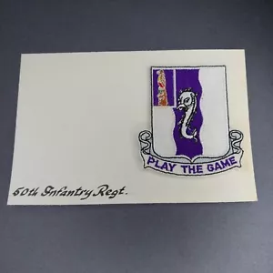 50th Infantry Regiment Play The Game 3" Patch - Picture 1 of 3