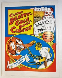 Vintage 1969 Clyde Beatty-Cole Bros Circus Souvenir Program & Magazine - Picture 1 of 6