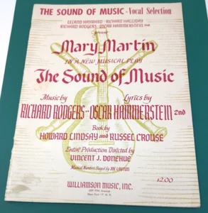 Mary Martin The Sound Of Music Vocal Selection Sheet Music My Favorite Things - Picture 1 of 5