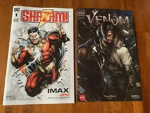SHAZAM! #1 AMC IMAX fumetto esclusivo e bonus Venom AMC fumetto DC Marvel SHAZAM - Foto 1 di 8
