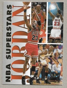 1993-94 FLEER "NBA SUPERSTARS" MICHAEL JORDAN #7 BULLS NM-MT+ - Picture 1 of 2