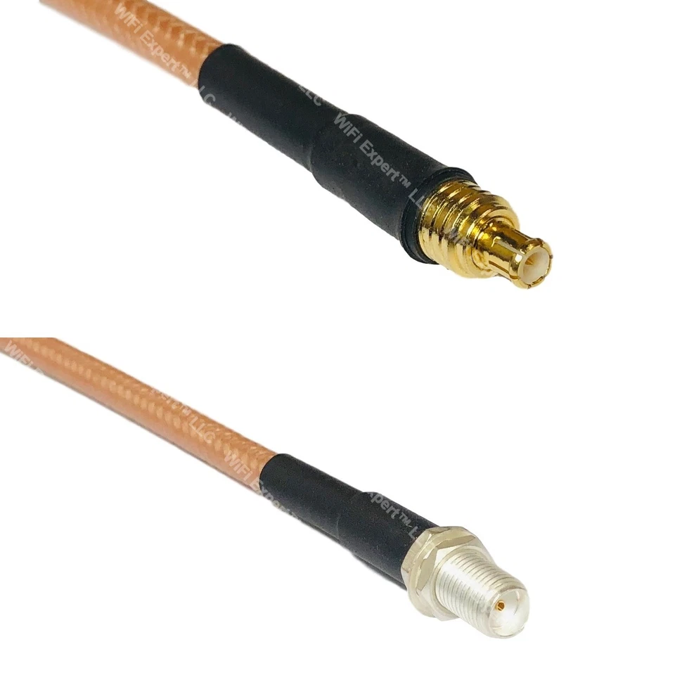 RG400 MCX MALE to SMA FEMALE RF Cable FAST-SHIP LOT - Image 1 of 1