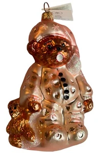 Ornamento Christopher Radko 1996 Bearly Awake nuovo con etichetta - Foto 1 di 8