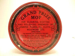 Litografia in latta mop Gran Premio rosso originale d'epoca - Foto 1 di 9