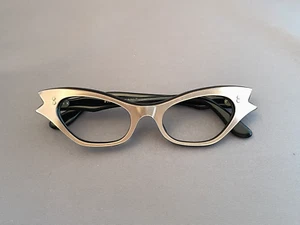 Vintage 1950s 1960s Frame France Cat Eye Glasses Eyeware - Picture 1 of 6