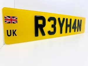 Number Plates Registration plate Car Road Reg Road Legal MOT DV FRONT/REAR/PAIR - Picture 1 of 46