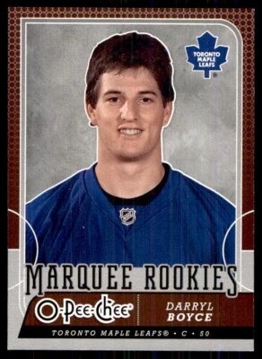 2008-09 O-Pee-Chee Darryl Boyce RC Toronto Maple Leafs #505 - Image 1 of 2