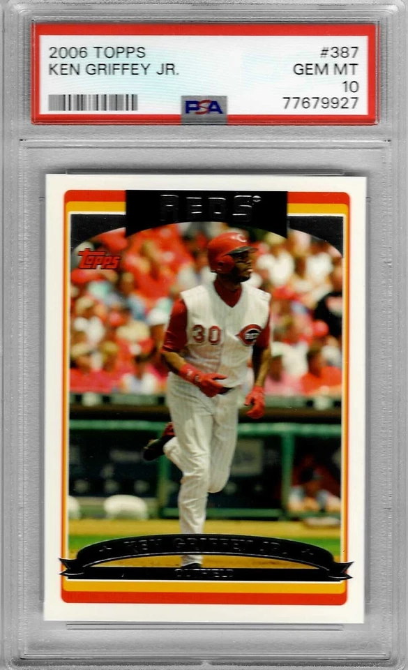 2006 Topps #387 Ken GRIFFEY Jr. - PSA 10+++ HOF Reds - Image 1 of 1