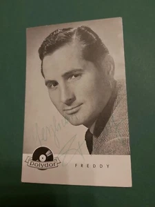 Freddy Quinn , Fernsehen , Musik , Autogrammkarte - Picture 1 of 1
