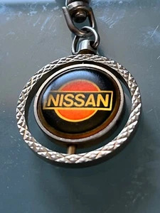 Vintage keychain key-ring old emblem japan nissan classic cars classics #K16 - Picture 1 of 5