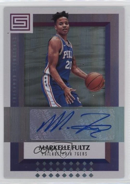 2017-18 Panini Status Freshman Signatures Markelle Fultz #FS-MFS Rookie Auto RC