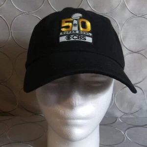  Port and Company NFL Football Super Bowl 50 Baseball Cap Hat CBS Adjustable - Picture 1 of 12