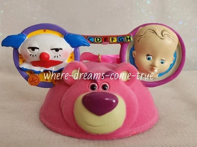 Disney Parks Lotso Bear from Toy Story  Mickey Ears Hat Scent Ornament RARE NEW  - Image 1 of 3