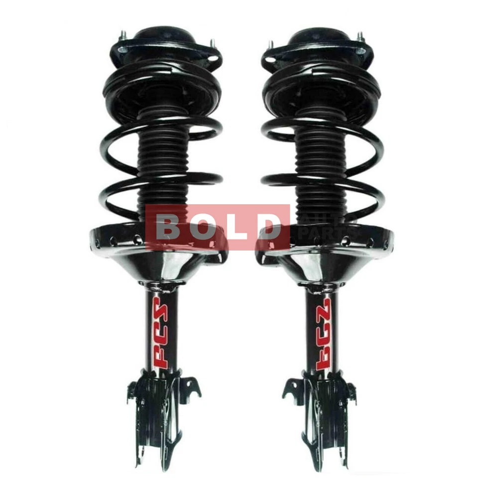 Juego de 2 piezas de resorte helicoidal de puntal de suspensión delantera FCS para Subaru Impreza manual 04-07 Foto 1 de 4