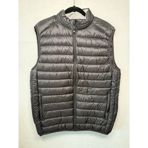 SKYR Men's Duck Down Filled Vest, Black, Large - Picture 1 of 5