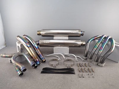 SUZUKI GSX1300R Hayabusa 08-20 OHNISHI HEAT MAGIC Titanium Full Exhaust Muffler - Image 1 of 4