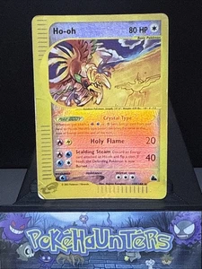 Pokemon Card Ho-oh 149/144 Skyridge Reverse Holo Secret Crystal Rare Played - Picture 1 of 8