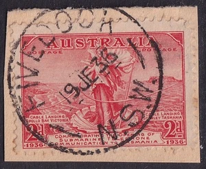 AUSTRALIA NEW SOUTH WALES POSTMARK / CANCEL "FIVEDOCK N.S.W." 1936 - Bild 1 von 1