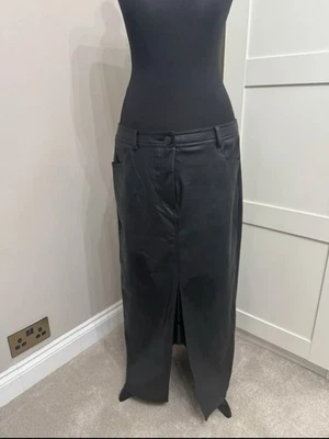 leather look maxi skirt - Size 14 from New Look - Image 1 of 4