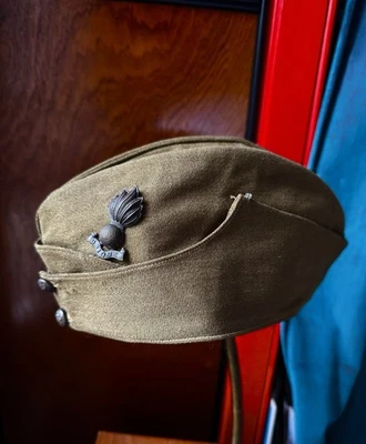 British Army WW2 Royal Artillery Field Service Cap, Side/Forage Cap Size Medium - Image 1 of 4