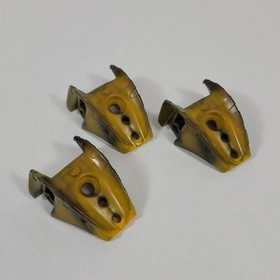 3X LEGO Bionicle Barraki Carapar Thigh Shoulder Cover Part 57557pb01 Lot 8918
