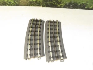 MTH TRAINS - 40-1057 REALTRAX 054 1/2 CURVE SECTIONS- SOLID RAIL (2)- LN - M64 - Picture 1 of 1