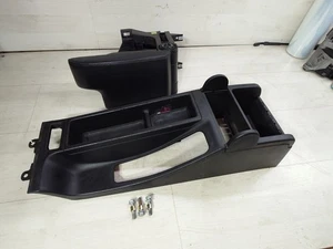 BMW 3er E46 Armlehnen Mittelarmlehne Mittelkonsole Komplett Schwarz Ablagefach - Bild 1 von 16