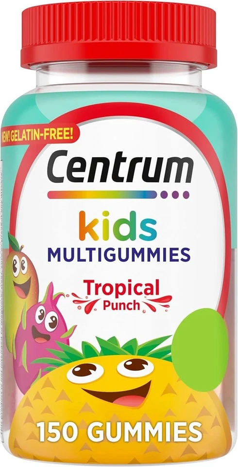 Centrum Kids Multivitamin Gummies, Tropical Punch Flavor, 150 Count - Image 1 of 4