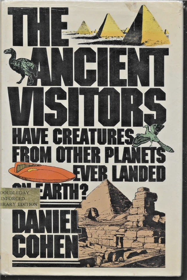 Ancient Visitors Daniel Cohen Doubleday Hardback 1st. ed. 1976 ex-libirary - Image 1 of 1