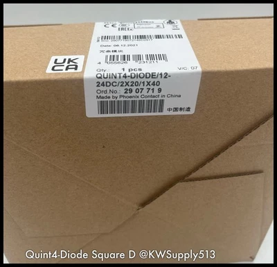 Quint4-Diodo~Phoenix Contact~Módulo de redundancia Quint4-Diodo 12-24VDC sin usar Foto 1 de 4