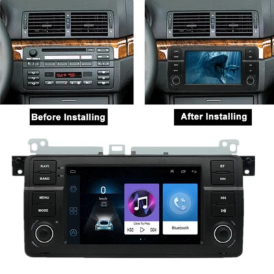 2+32GB For 98-06 BMW 3 Series E46 Carplay Android Stereo Radio GPS Head Unit 7" - Image 1 of 4