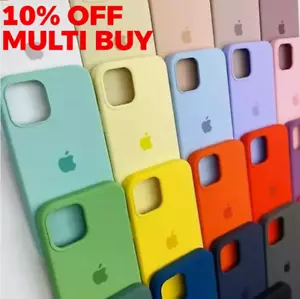 Silicone Case Compatible with Apple iphone 16,15,14,13,12,11 Pro Max Plus - Picture 1 of 35