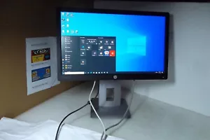 HP EliteDisplay E222 Led Monitor 22" w/USB Hub HDMI VGA DP M1N96A 813477-001 - Picture 1 of 9