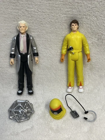 SUPER7 Back to Future REACTION LOOSE Radiation McFly and 50's Doc Brown - MINT!! Cover