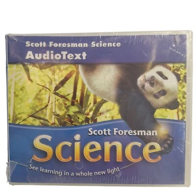 Scott Foresman Science Audiotext CD 4th Grade 4 Sealed 2006 Case Corner Cracked - Image 1 of 4