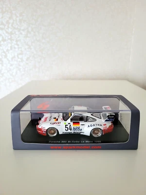 Spark 1.43 S0993 Raro Porsche 993 Bi-Turbo Lemans 1995 #54 "Elf" W. Kaufmann + Foto 1 de 4