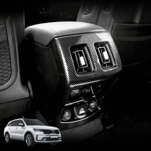 Carbon Fiber Car Rear Air Conditioner Vent Outlet Cover Trim For Kia Sorento MQ4 - Bild 1 von 8