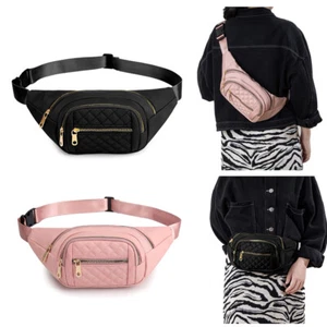 Fanny Pack Belt waist Bag for Women Cross body Sling Shoulder Travel Sport Pouch - Picture 1 of 14