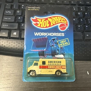 Vintage 1988 Mattel Hot Wheels Workhorses Ambulance 1792 New - Picture 1 of 7