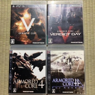 Armored Core 4 For Answer V Verdict Day Set Lot 4 PS3 Playstation3 JP Ver. Japan - Image 1 of 4