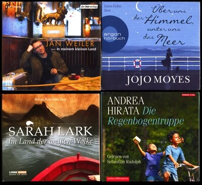 4 HÖRBÜCHER★Jan WEILER •KLEINES LAND★Sarah LARK★Andrea HIRATA★Jojo MOYES★22 CDs★ - Bild 1 von 4