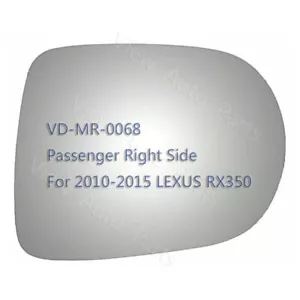 Replacement Mirror Glass For 2010-2015 Lexus RX350 Passenger Side RH 5475H - Foto 1 di 11